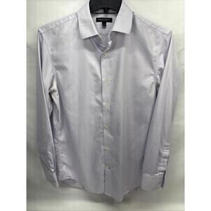 Banana Republic Shirt Men's Medium Lavender Slim-Fit Long Sleeve Button Up